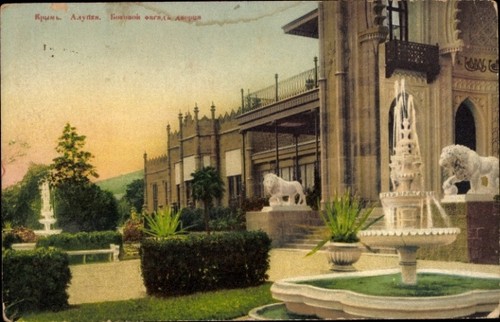 Alupka krim ukraine - krim, palast