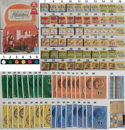Der palast von alhambra - palast,